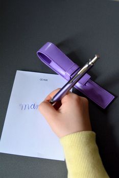 Zestaw Prezentowy Parker Długopis Urban Fioletowy GT i skórzane etui do długopisu 2093381✓  Prezent dla nauczyciela✓ Długopis Parker z dedykacją (1).JPG